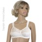 Soutien-gorge incrustation dentelle, spécial faux seins