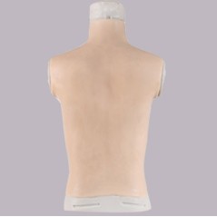 Buste long faux seins, col haut, taille G