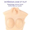 Buste faux seins silicone, encolure ronde, bonnet G