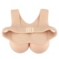 Buste faux seins style brassière, 100% silicone