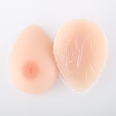 Faux seins  adhésifs en silicone, forme de goutte d'eau